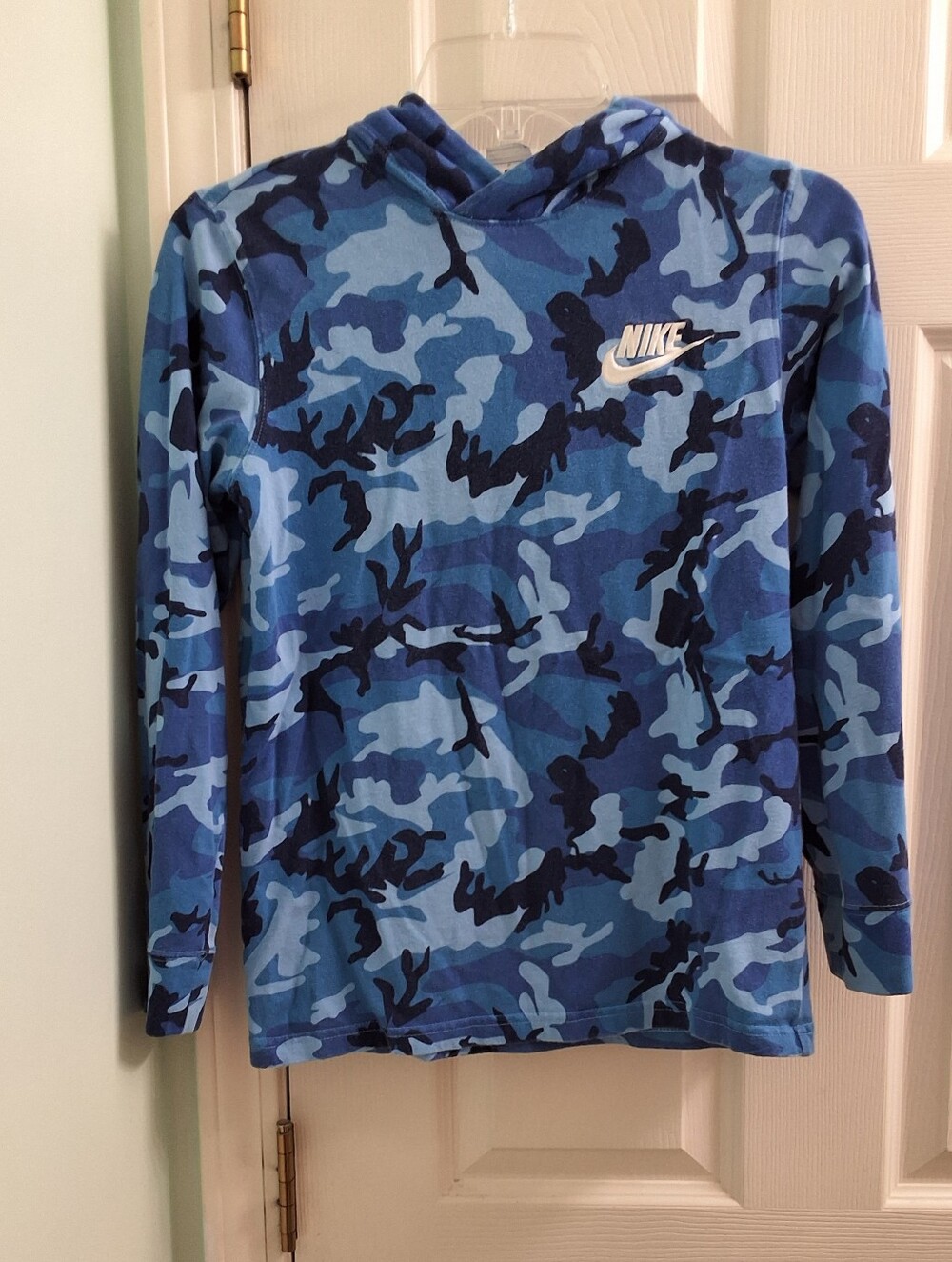 Nike Camo Long Sleeve Hooded Top